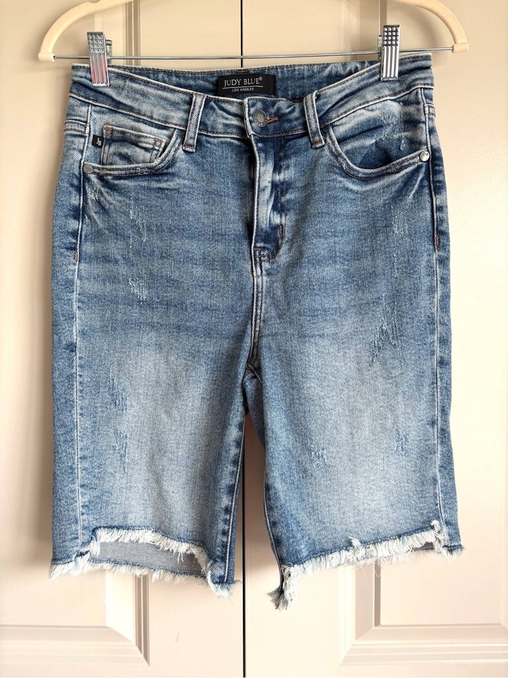 Judy Blue Blue Denim Bermuda Shorts Jorts size Medium